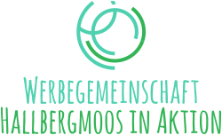 Logo der Werbegemeinschaft Hallbergmoos in Aktion
